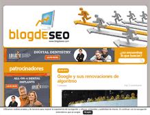 Tablet Screenshot of blogdeseo.com
